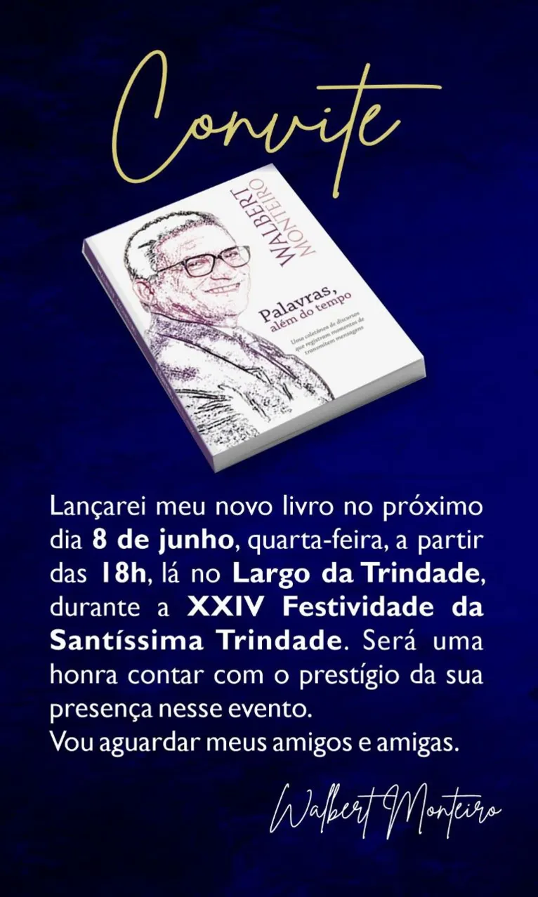 Walbert Monteiro lança novo livro em Belém