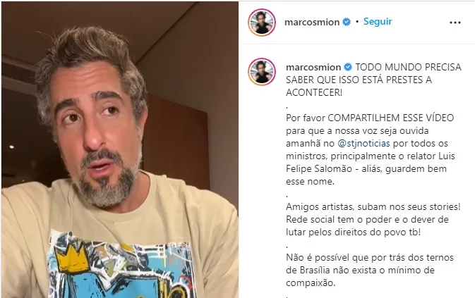 Marcos Mion, Juliette, Paolla Oliveira, Gil do Vigor, Carmo Dalla Vecchia e outros artistas se poscionaram contra a mudança na cobertura dos planos de saúde