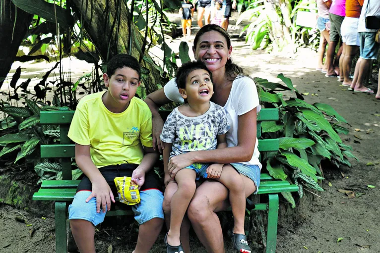 Museu Emílio Goeldi ficou lotado na reabertura de domingo para as famílias e curiosos