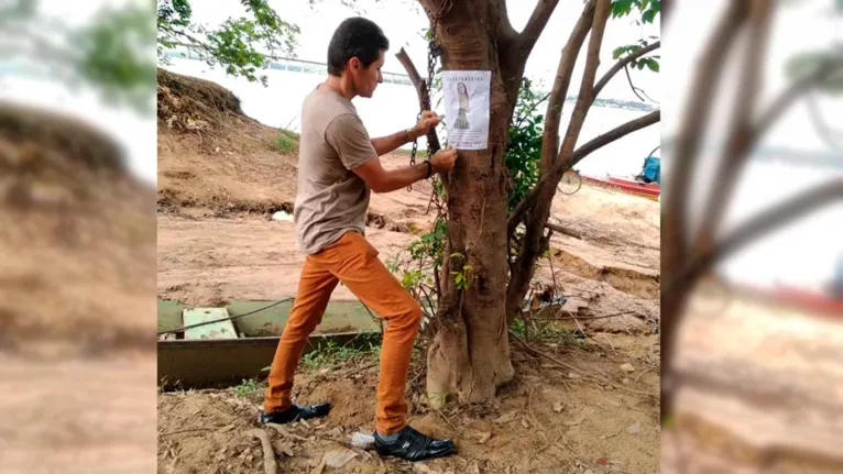 Ademar, pai de Isabela, também está sendo incansável nas buscas pela filha