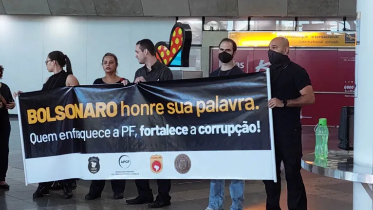 Policiais federais se dizem desvalorizados pelo presidente Jair Bolsonaro
