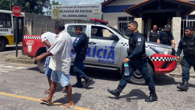 Suspeito foi apresentado na Delegacia do Jaderlândia