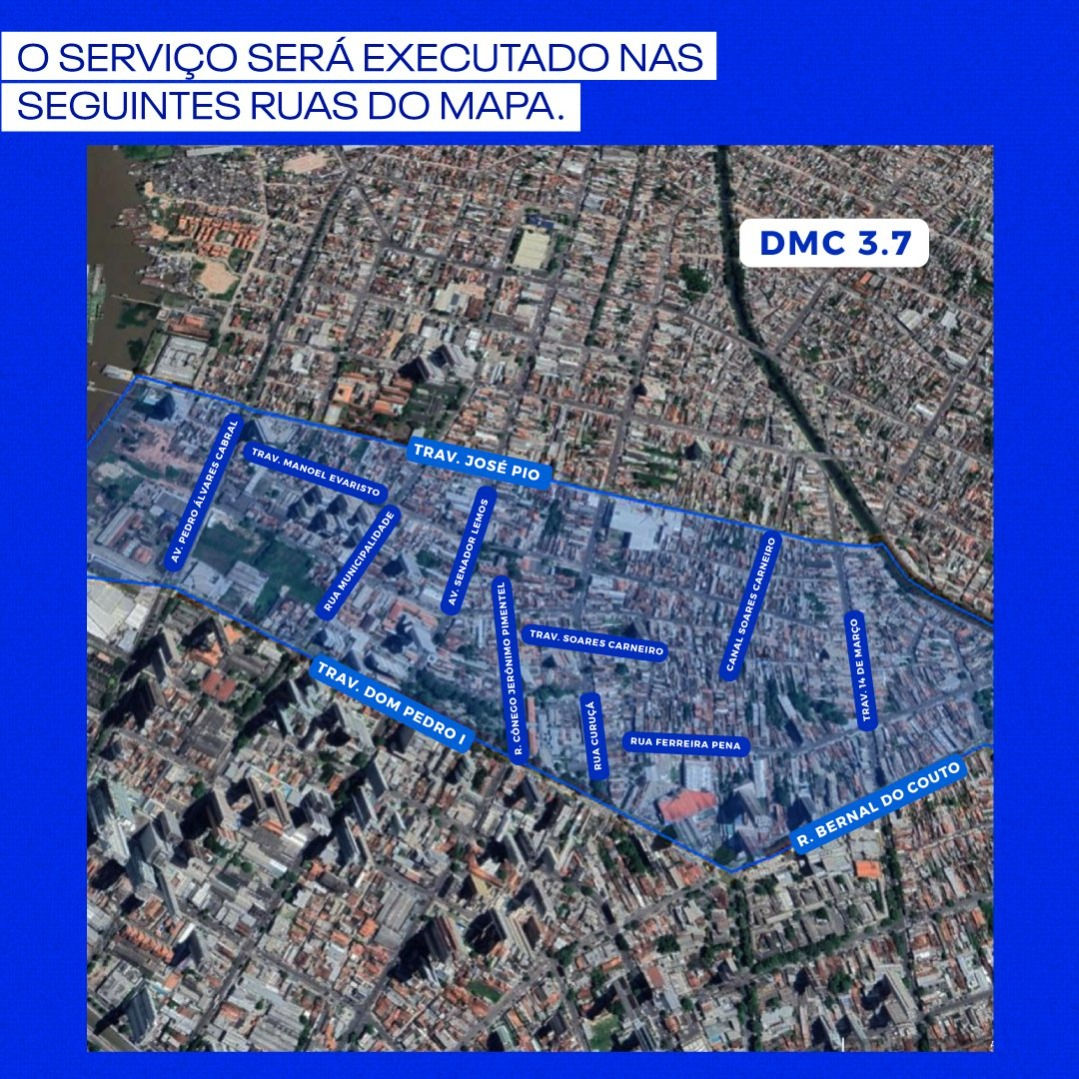 Perímetro do bairro do Umarizal afetado por interrupção no forncecimento de água