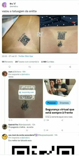 Vaza suposta imagem da tatuagem no ânus feita por Anitta