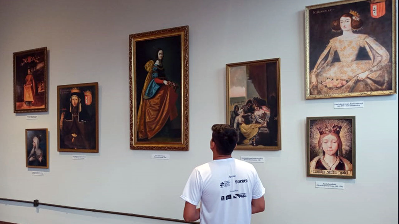 Exposição sobre a rainha Santa Izabel é um dos atrativos do novo espaço cultural