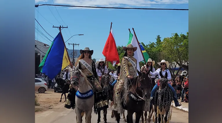 A festa contou com a presença da Rainha e Princesas da ExpoXingu