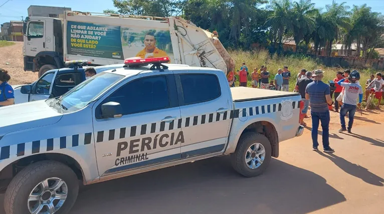 Perícia esteve no local para acompanhar a situação