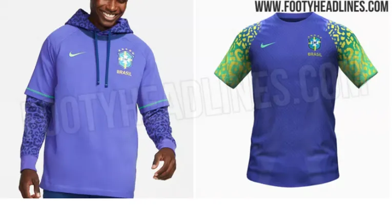 Ficou feia? Site vaza camisas da seleção para a Copa 2022