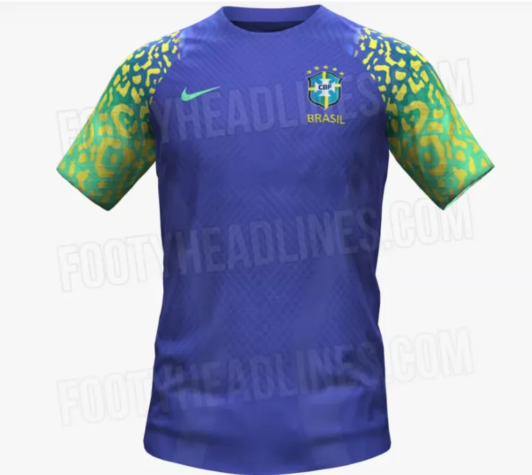 Ficou feia? Site vaza camisas da seleção para a Copa 2022