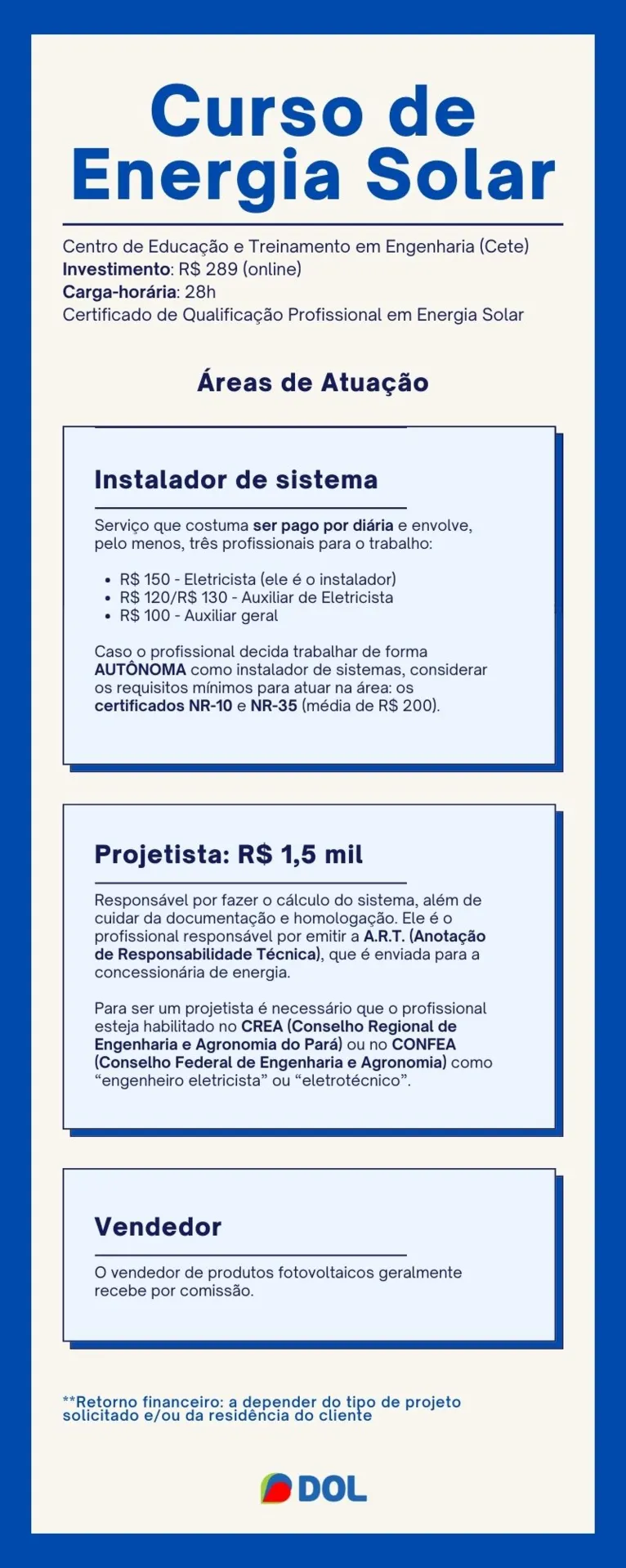 Descubra outras áreas de atuação para que desejam atuar no ramo da energia solar