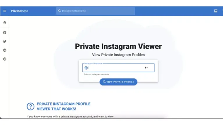 Conta privada? Site promete mostrar publicações do Instagram