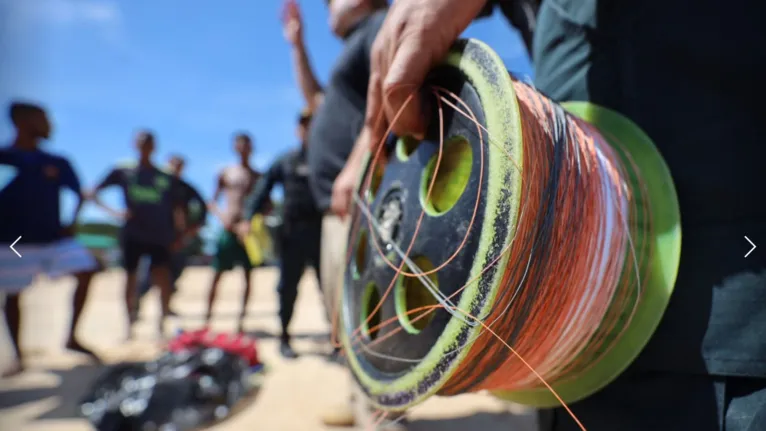 Operação impede venda de linhas cortantes em praias