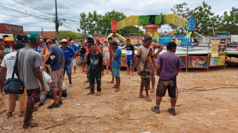 Toda a família do parque de diversões é natural do estado da Bahia