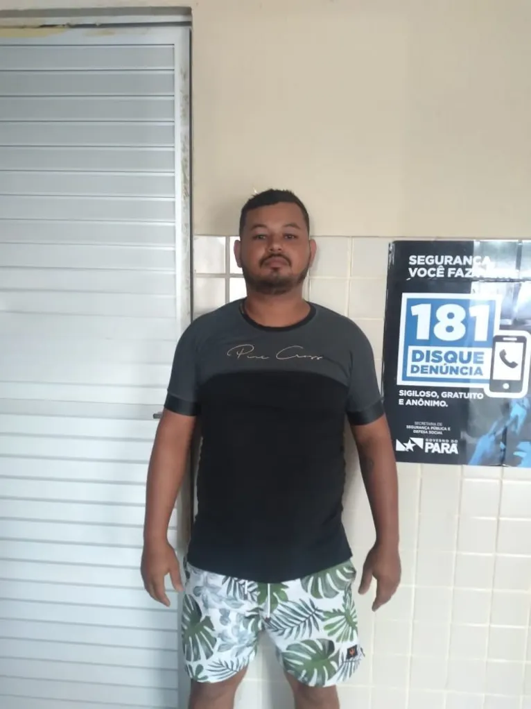 Samuel Costa é acusado de roubo cometido em 2018 na cidade de Cachoeira do Arari