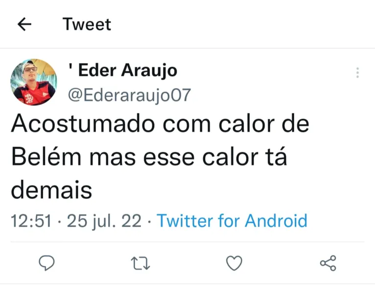 Calor infernal deve continuar até outubro na Grande Belém