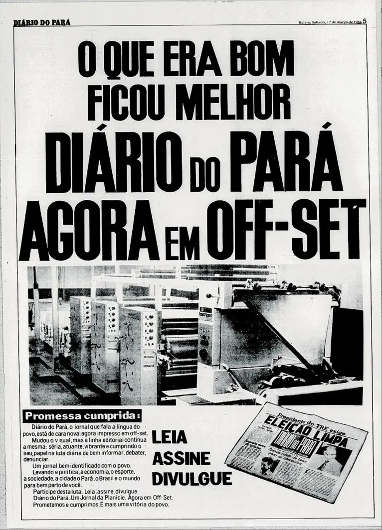 Defesa da democracia foi a semente que fez brotar o DIÁRIO