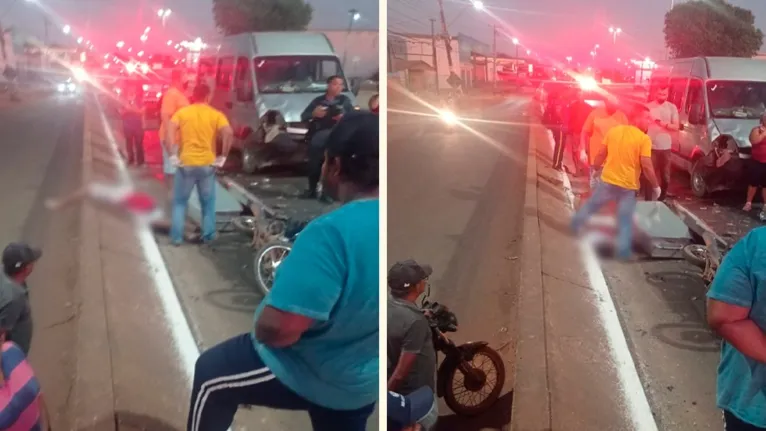 Motociclista morreu na hora