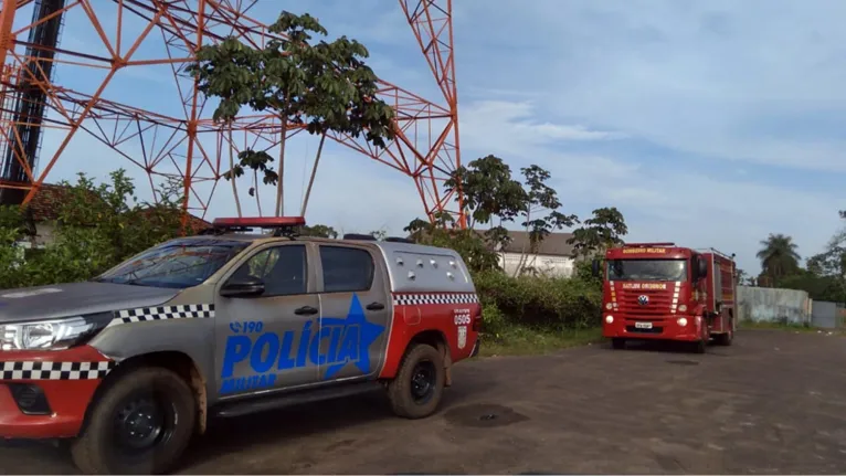 PM e Corpo de Bombeiros se mobilizaram para o salvamento