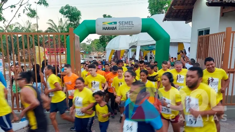 Corrida aconteceu na manhã deste domingo (7)