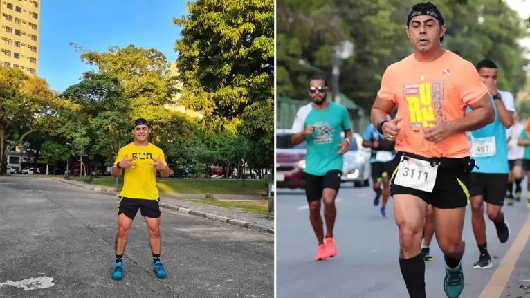 Amante das corridas, Edi não perde nenhuma competição. Treinos servem ainda para manter a saúde