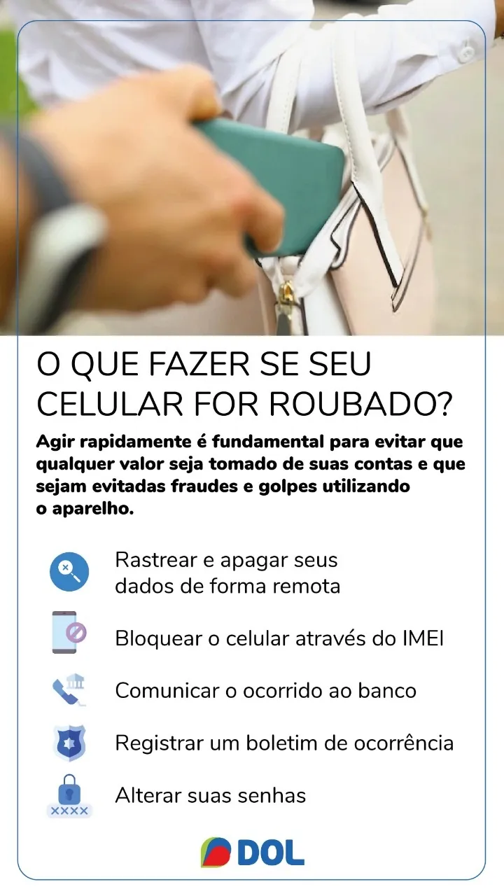 Teve o celular roubado? 5 dicas do que você deve fazer!