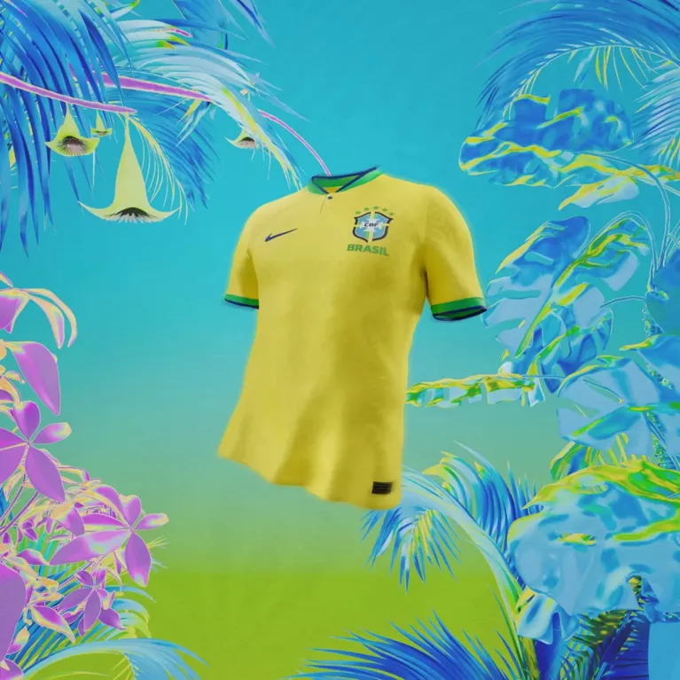 CBF apresenta novas camisas da seleção para a Copa do Mundo