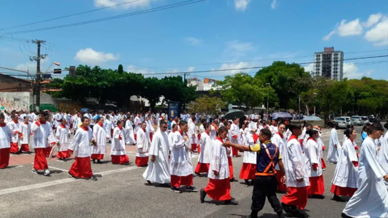 Procissão em Belém homenageia São Tarcísio