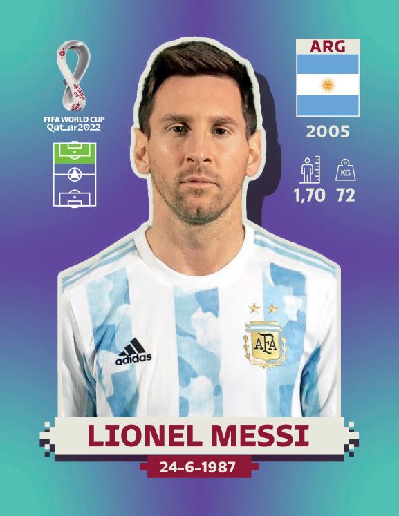 O jogador da seleção da Argentina, Lionel Messi.