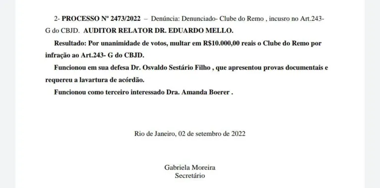Clube do Remo é multado por homofobia contra goleiro Thiago