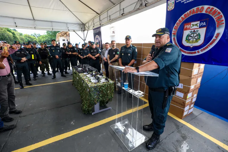 Polícia Militar do Pará recebe 2,5 mil novas armas italianas