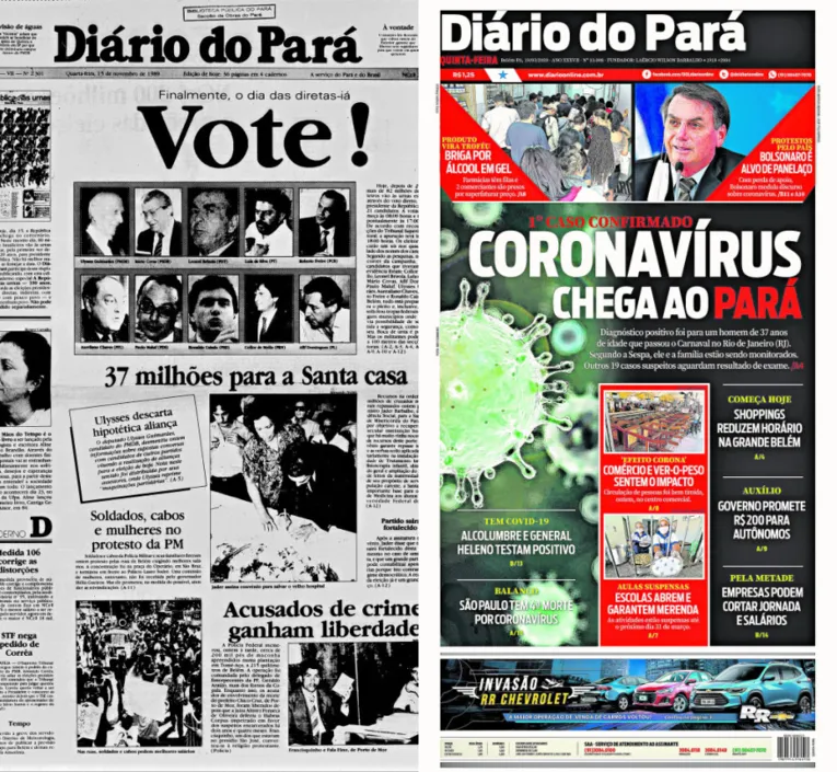 O Diário do Pará sempre acompanhou os principais fatos do Pará, do Brasil e do mundo