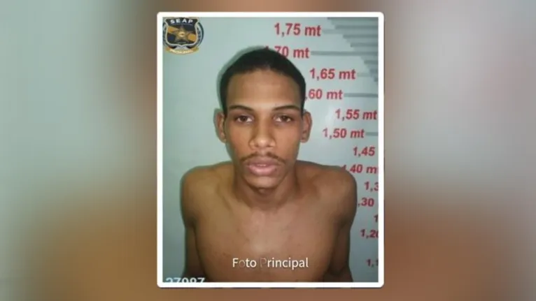 dos Santos Souza, 23 anos, popularmente conhecido como “Pé de Pato” já tinha uma vasta lista de crimes