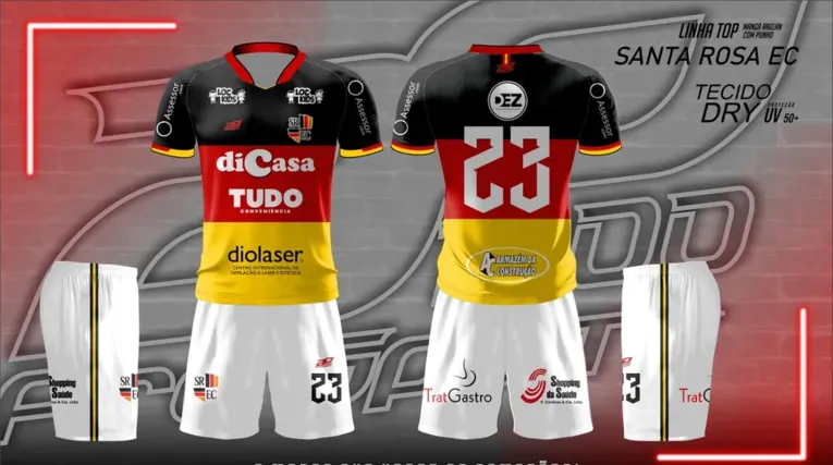 Santa Rosa apresenta novo escudo, mascote e uniforme