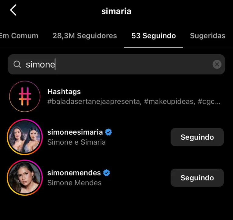 Print do instagram