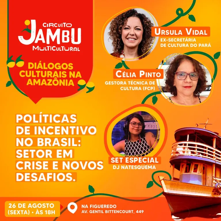Circuito Jambu Multicultural faz novo encontro nesta sexta
