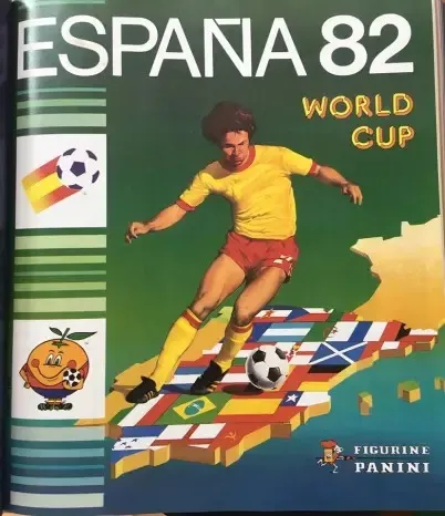 Capa do álbum do mundial da Espanha