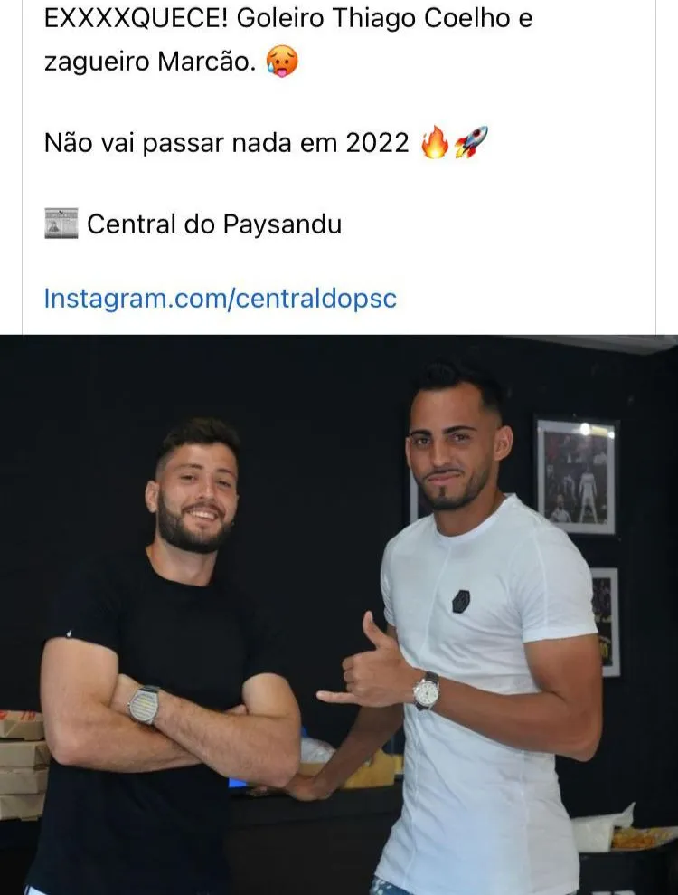 Paysandu vira alvo de memes após derrota em Santa Catarina