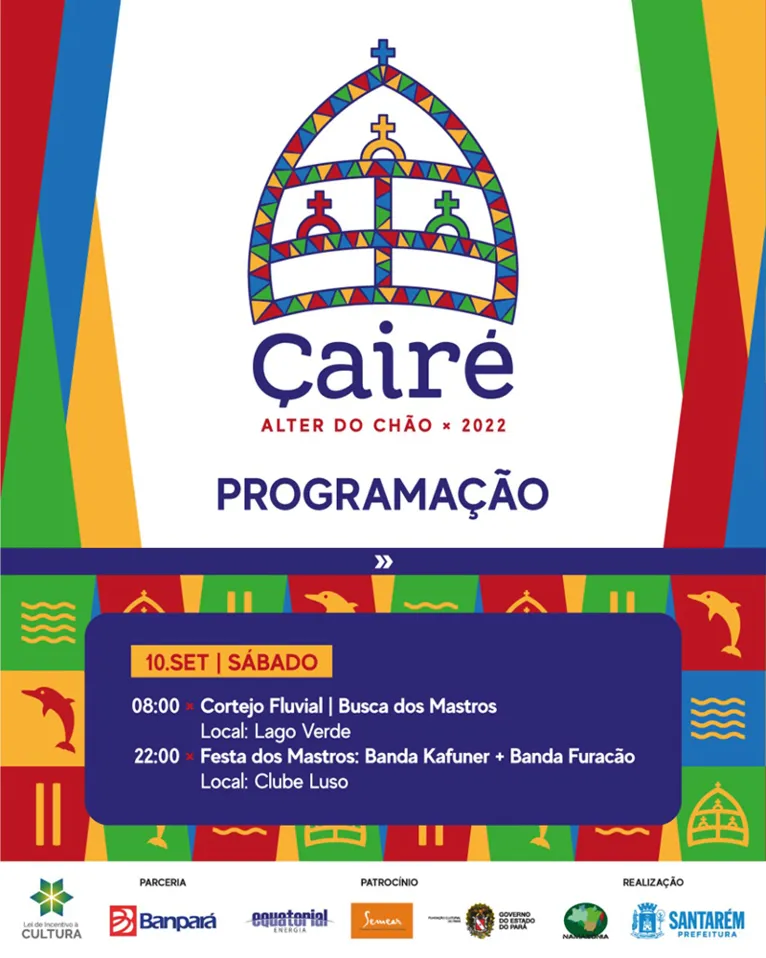 Confira a programação para o festival do Çairé em Santarém