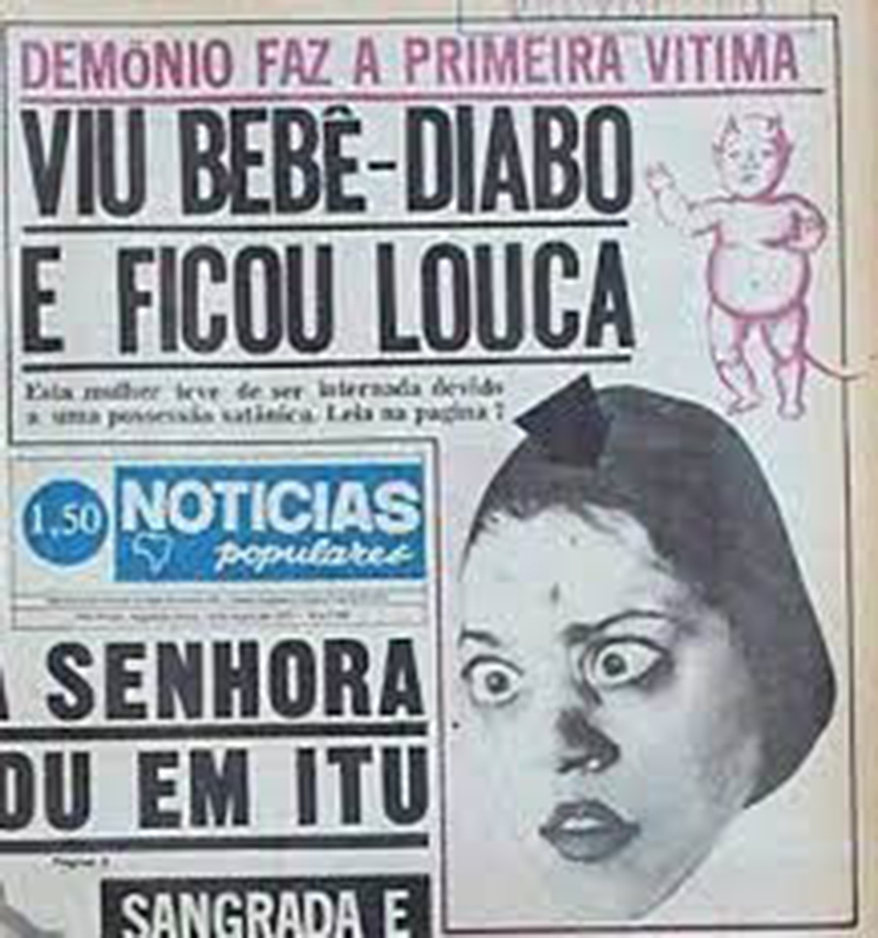 Muito antes de Pantanal, outro bebê-diabo assustou todo o Brasil