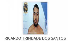 O homem foi identificado como Ricardo Trindade dos Santos, de 29 anos.