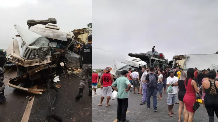 Vídeo: colisão envolvendo cinco veículos mata um na BR-316