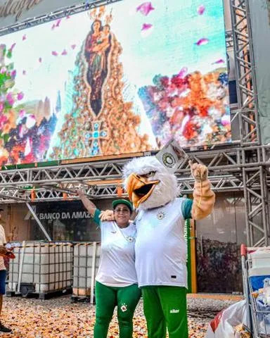 Mascote e torcedores da Tuna preparam romaria até a Basílica