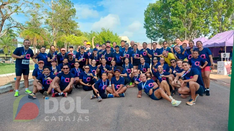 Participantes da Corrida "Passos que salvam"