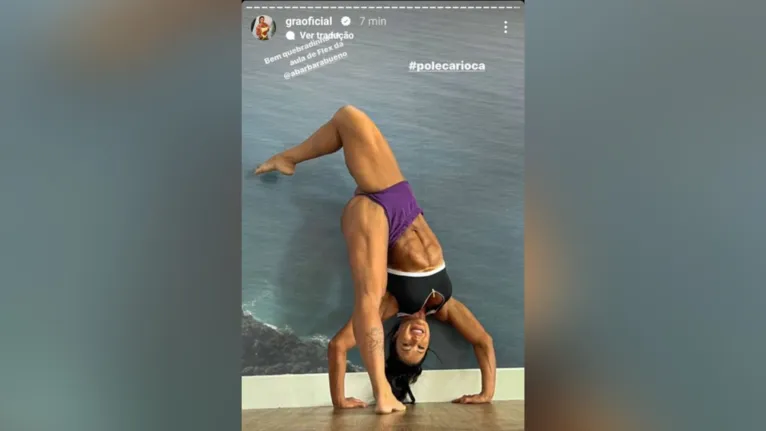 Alongamento ousado de Gracyanne Barbosa mostra demais 