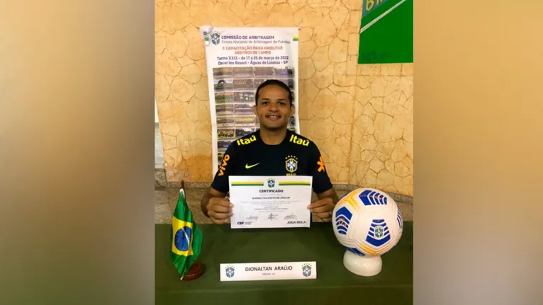 Djonaltan Costa está dentre os três árbitros paraenses convocados pela CBF para o curso do VAR (árbitro de vídeo), e está capacitado para a função.