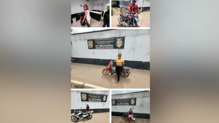 O total de seis motocicletas foram recuperadas pela Polícia Civil nesse mês.