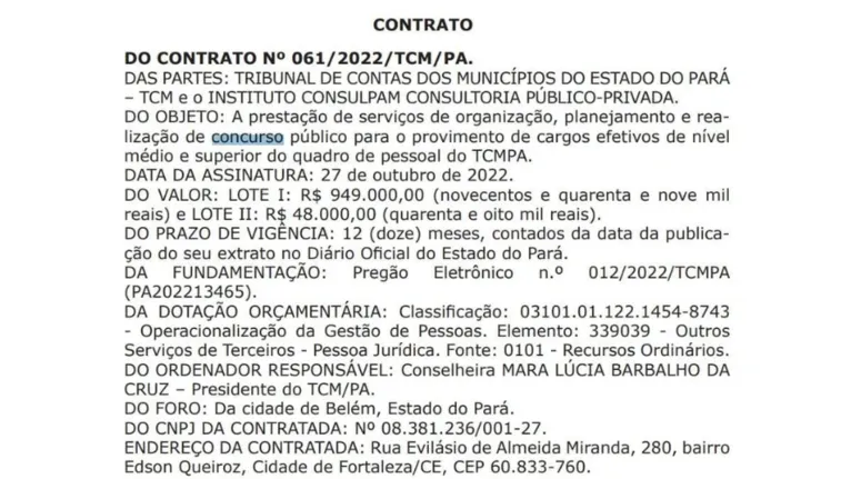 A assinatura ocorreu na última quinta-feira (27), com validade por um período de 12 meses, prazo necessário para a realização de todos os procedimentos da seleção