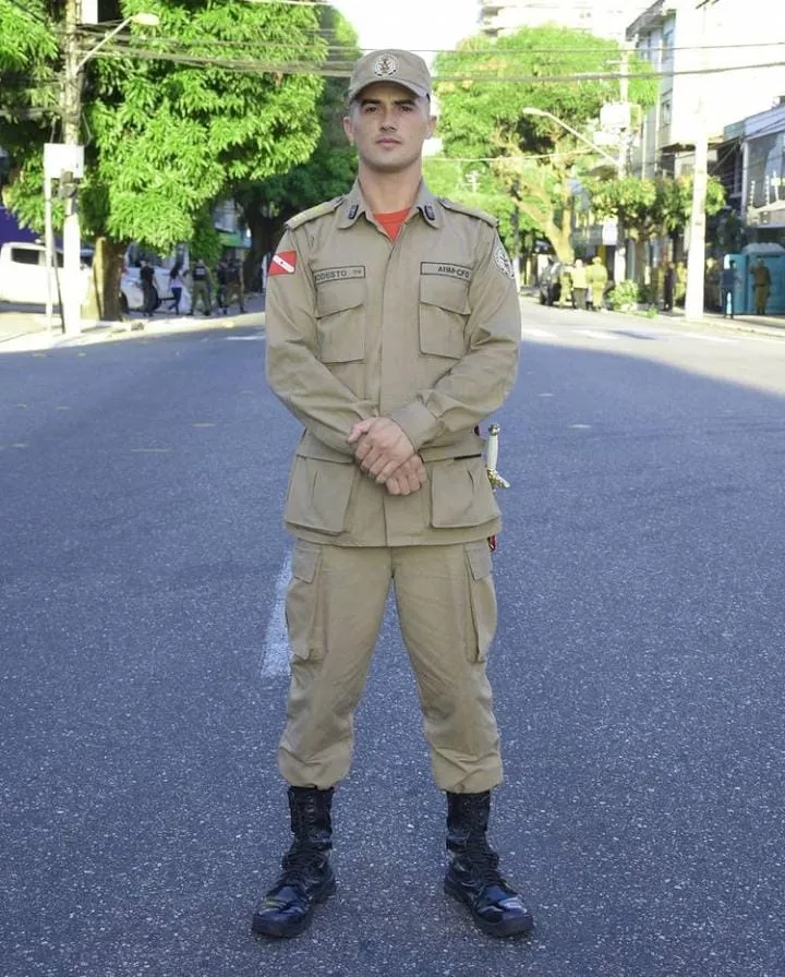 Aldidenis Carvalho Modesto,  Tenente do Corpo de Bombeiros do Pará.