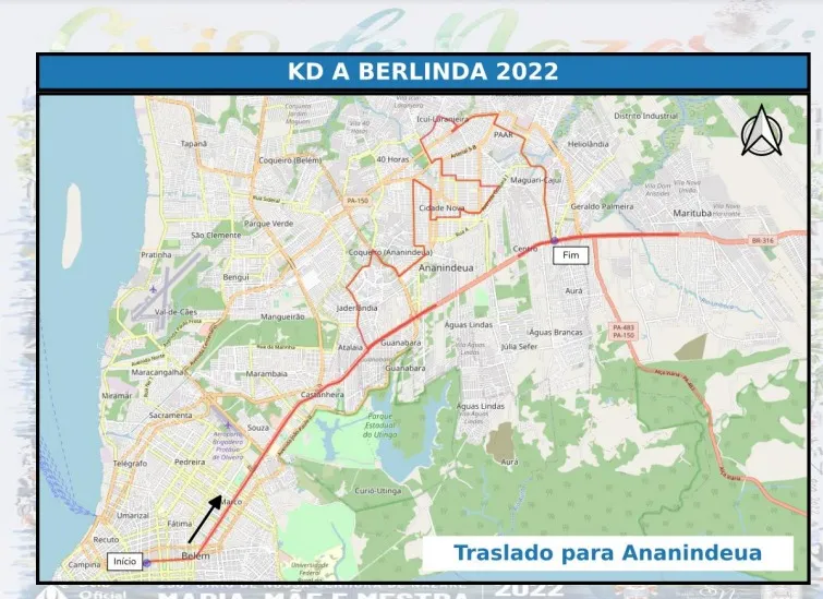 Círio 2022: veja o mapa completo das procissões