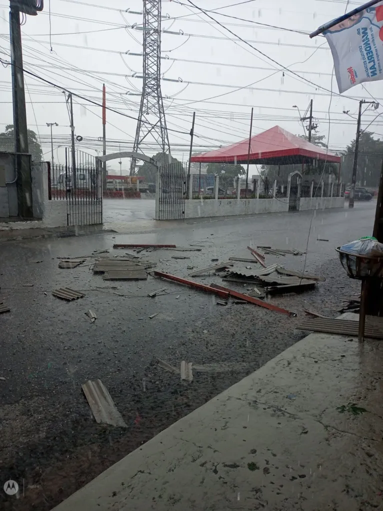 Conjunto Catalina após a chuva